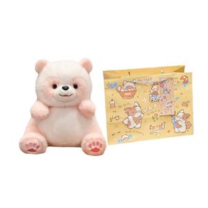 Очаровательная милая коллекция плюшевых игрушек для снятия стресса плюшевые куклы высота 25см/40см/50см MAOGEGE, розовый