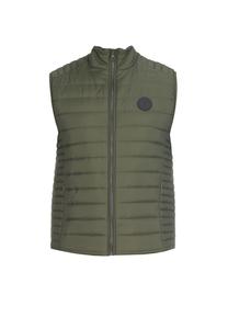 Утепленный жилет Le Temps des Cerises CROZ, зеленый