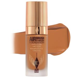 Безупречная матирующая тональная основа Airbrush Flawless Blurring & Matte Full Coverage Foundation Charlotte Tilbury, 1 oz/30 mL, 12 Warm