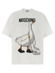 Футболка «Гусь» Moschino, белый