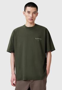 Футболка с принтом UNDERGROUND CREW AllSaints, светло-зеленый