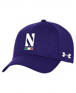 Мужская регулируемая шляпа фиолетового цвета Northwestern Wildcats Ireland Under Armour