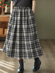 Женская юбка-клеш с плиссировкой Doux Belle, цвет Off White