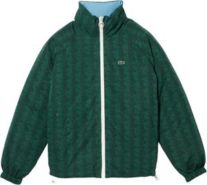 Lacoste мужская Unisex Lacoste водоотталкивающая Reversible куртка, Green/Sinople