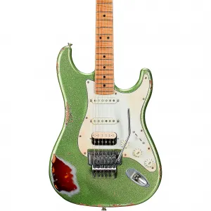 Электрогитара LsL Instruments Saticoy 22 с 6 струнами, Cactus Green Sparkle, крепление 3SB Saticoy