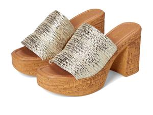 Сандалии Seychelles Applause Metallic Woven Sandal, цвет Light Gold Polyurethane