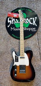 Fender Player Telecaster для левшей с кленовым грифом 2018 — 3 цвета Sunburst Player Telecaster Left-Handed with Maple Fretboard