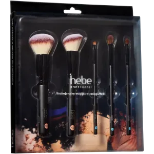 Hebe Professional набор: кисти для макияжа лица и глаз, 5 шт.