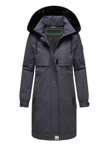 Пуховик Navahoo Kurzmantel Kaltwetterretter 14, темно-синий