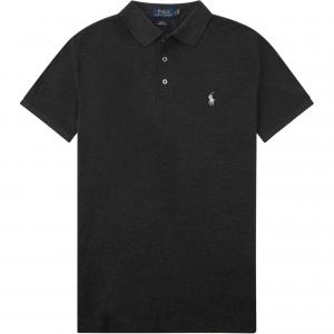 Polo Ralph Lauren Мужская поло темно-серого цвета