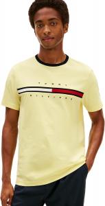 Мужская футболка с коротким рукавом и фирменной полоской Tommy Hilfiger, Wax Yellow