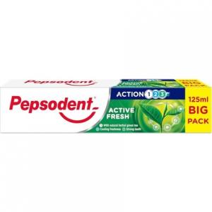 Зубная паста 125 мл Active Fresh с натуральными травами и зеленым чаем Pepsodent