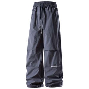 Вязаные спортивные штаны унисекс Jeep, серый