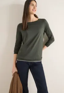 Топ с длинными рукавами от unifarbe Cecil, Grün