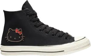 Кроссовки Converse Hello Kitty x Chuck 70 Hi Top Black, черный