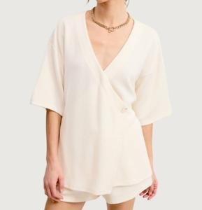 Комплект топа и шорт Frankie белого цвета Mimosa, белый