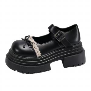 BINGO DUCK Туфли Мэри Джейн на платформе, женские, черные