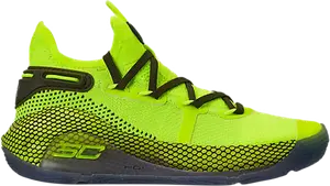 Кроссовки Under Armour Curry 6 GS Coy Fish, желтый