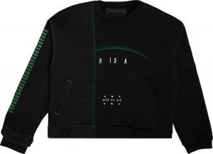 Толстовка Hood By Air Panelled Sweatshirt 'Black', черный