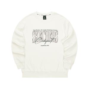 Skechers Свитшот унисекс Marshmallow белый