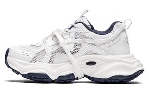 Kappa Женские противоскользящие износостойкие низкие массивные кроссовки бело-голубые Classic White/Ocean Blue, цвет Classic White/Ocean Blue