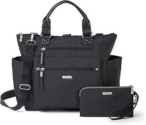 Женский трансформируемый рюкзак Baggallini 3-в-1 с ремешком для телефона RFID, черный