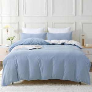 Комплект постельного белья SOULFUL, 3 предмета, 200х200/80x80 см, синий