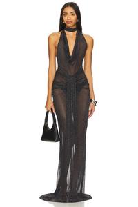 Платье алессандры Nbd, черный