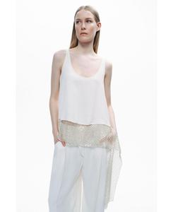 Женская блузка с завязками NOCTURNE, Open white