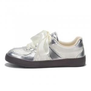 Deesha Женские серебристые скейтерские кеды Low top