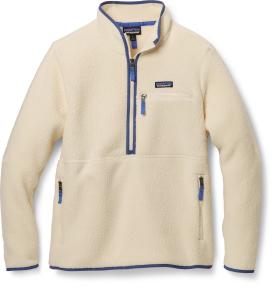 Пуловер из сумчатого флиса в стиле ретро с ворсом - женский Patagonia, хаки