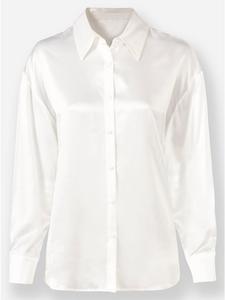 Блузка-рубашка цвета экрю Heine