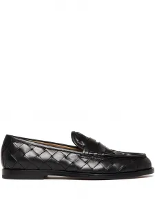 Плетеные лоферы Scarosso, черный