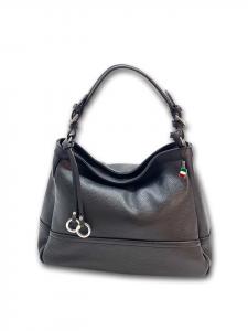 Кожаная сумка через плечо Florence, черная, примерно 38 см Florence