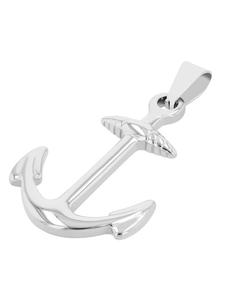 Adeliás Универсальный кулон из нержавеющей стали серебристого цвета