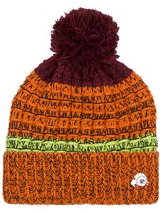 Guggen Mountain Шапка 'Mütze K109 Wintermütze mit Bommel und leichtem Fleecefutter' в оранжевом цвете