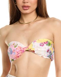 Топ-бандо в стиле рококо с песочным узором Aster Rococo Sand, розовый