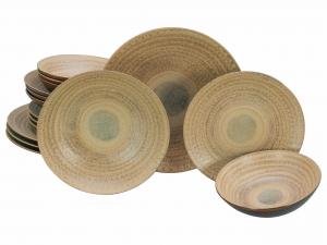 Набор посуды, коричневый и песочный, цвет «Неапольский песок», 16 предметов Creatable, коричневый/песочный