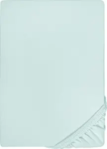 Простыня на резинке biberna Sleep & Protect 0077145 из тонкого джерси, цвет: антарктика, размер: 1x 90x190 см - 100x200 см Biberna