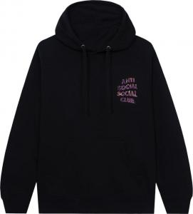 Худи Anti Social Social Club Layer Lock Hoodie 'Black', черный