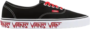 Кеды Vans Authentic Sketch Sidewall, красный