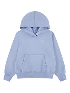 Толстовка с вышитым логотипом Jordan Kids, синий