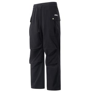 Повседневные брюки Unisex тонкие прямого кроя Jeep, черный