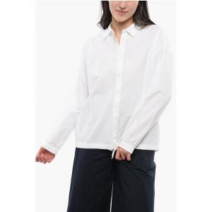 Белая хлопковая рубашка Woolrich, White