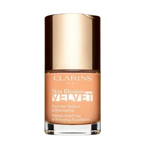 Основа под макияж с естественным финишем Skin Illusion Velvet Clarins, цвет beige
