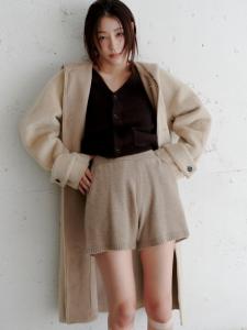 Мягкие, пушистые вязаные шорты PT Miesrohe, цвет Moc[056]