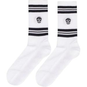 Мужские носки до середины икры Alexander McQueen белые