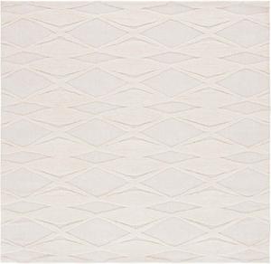 SAFAVIEH Chatham коллекция ковер 183 x 183 см - Ivory, ручной работы шерсть, фактурный дизайн, идеально для гостиной, спальни, столовой (CHT303A-6SQ)