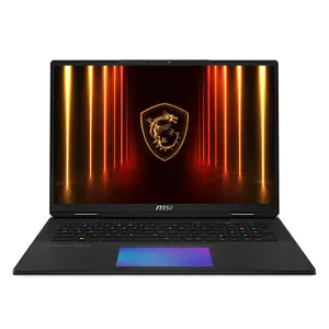 Игровой ноутбук MSI Titan 18 Ultra, 18'', 64Гб/6Тб, Ultra 9 285HX, RTX5090, черный/серебристый, английская клавиатура