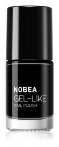 Лак для ногтей с гелевым эффектом NOBEA Day-to-Day, оттенок Black sapphire #N22 6 мл